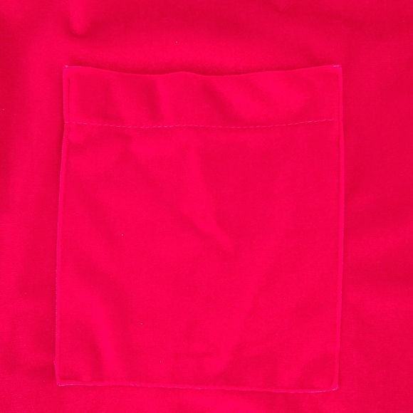 💗 Velour Long Open Front Unlined Long Sleeve Cardigan Duster Red L NWOT - Picture 8 of 10